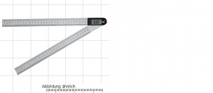 Digital-Stellwinkel, 0-180, 200 mm